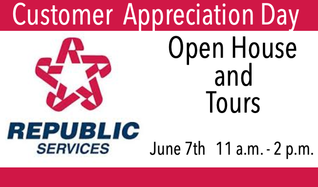 Republic Services to Host Annual Customer Appreciation Day/Open House