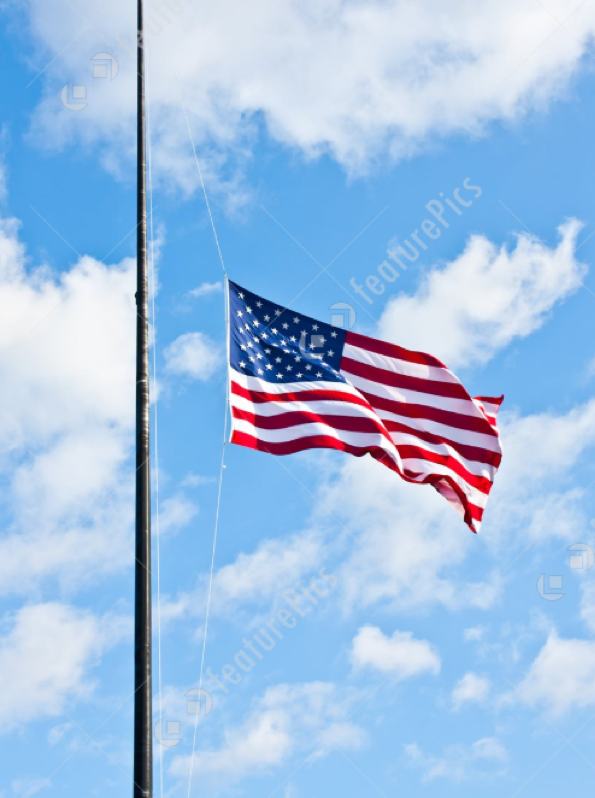 Fly the United States Flags at Half-Staff  From Sunrise Until Noon on Monday, May 27, 2019 for Memorial Day