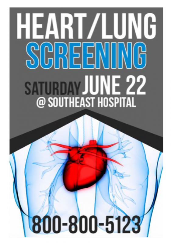 Heart & Lung Screening at SoutheastHEALTH