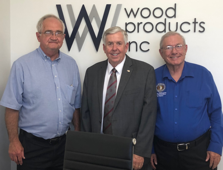 Missouri Governor Parson Tours WW Wood Products