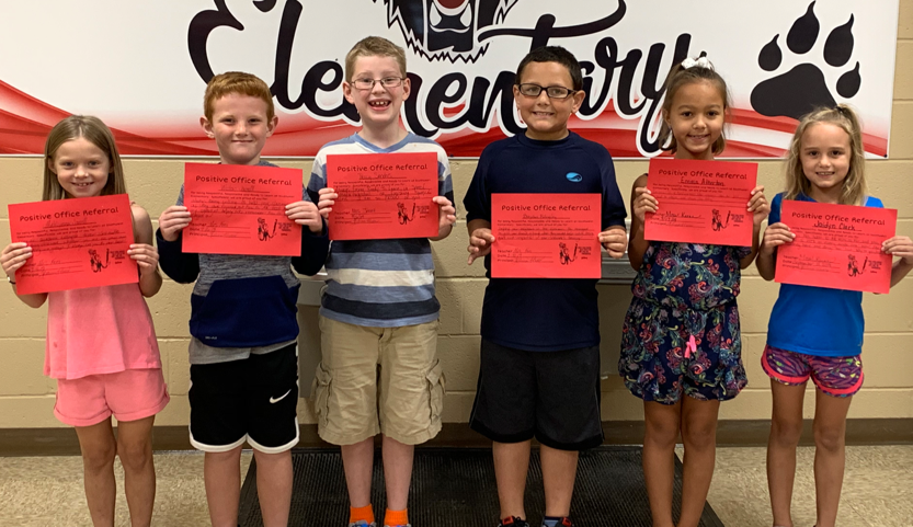 Southwest Elementary 2nd Grade Students Earn Positive Office Referral Awards