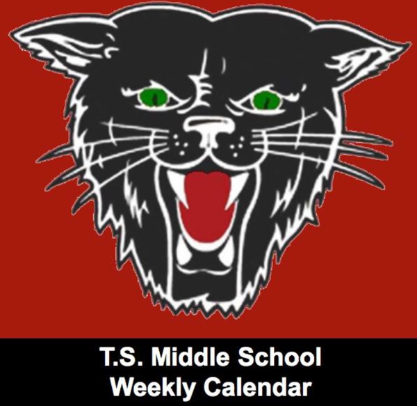 T.S. Hill Middle School Weekly Events - September 30 - October 19th Mark Your Calendar!