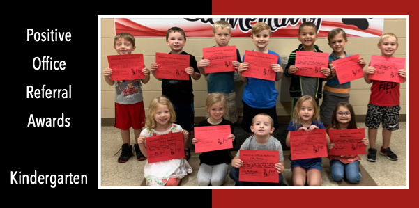 Southwest Elementary Kindergarten Students Earn POR Awards