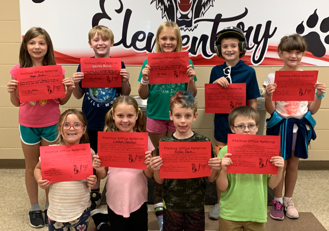 2nd Grade Students Earn POR Awards at Southwest Elementary