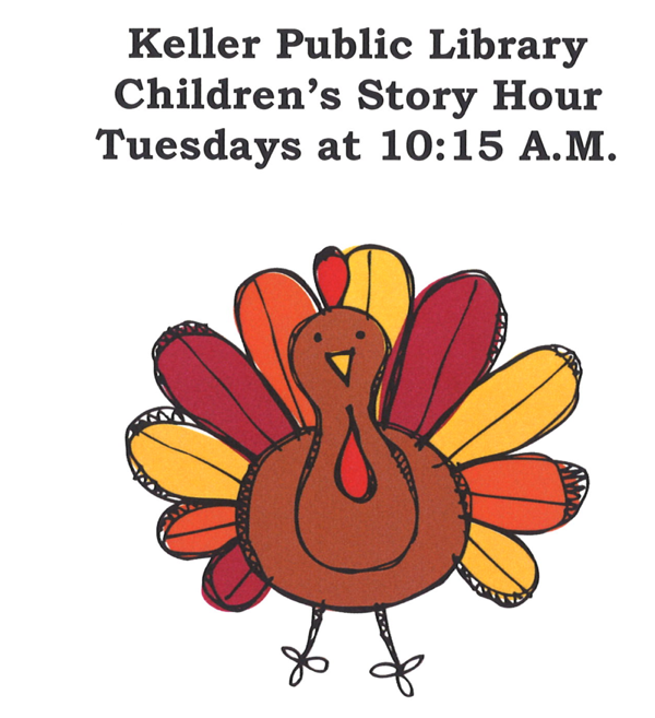 Keller Public Library Story Hour Programs for November 2019
