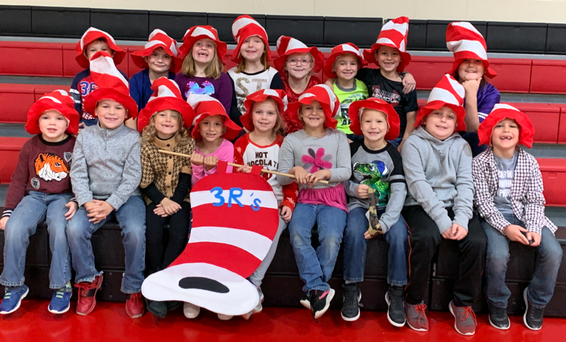 First Grade Classroom Earn 3Rs Flag for October 2019