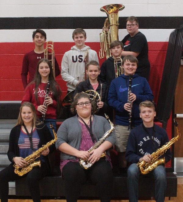 T.S. Hill Middle School Students Selected to All-District Band