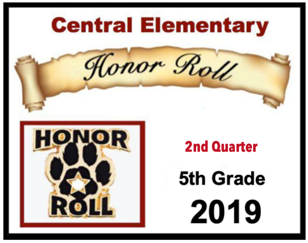 central-elementary-5th-grade-2nd-quarter-honor-roll-2019