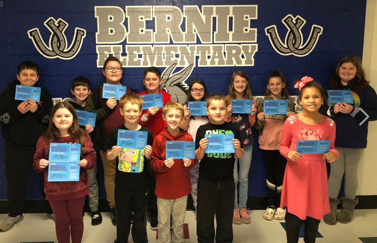 Bernie Students Earn Positive Office Referral Awards