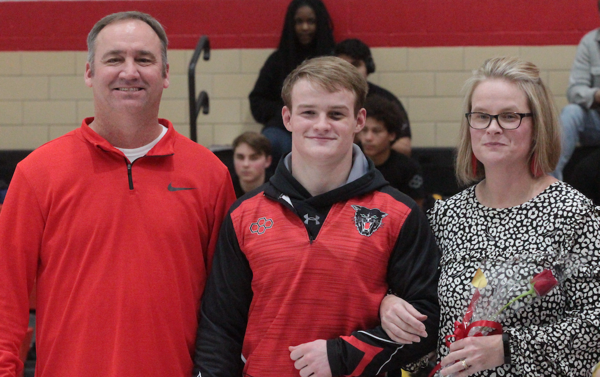 2020 DHS Wrestling Senior Night Featuring Mason Keena