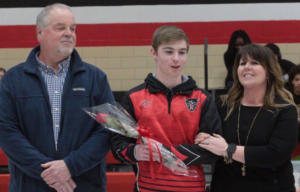 2020 DHS Wrestling Senior Night Featuring Wyatt Parker