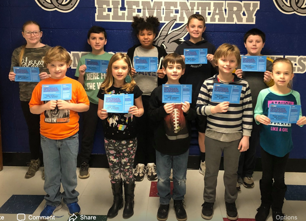 Bernie Elementary Positive Office Referral Awards