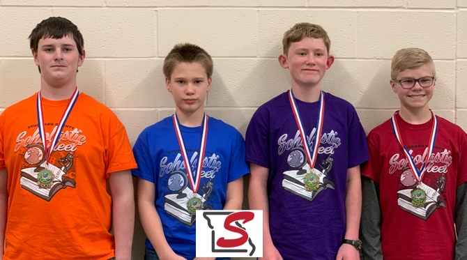 7th Grade 2020 Scholastic Meet Science Winners