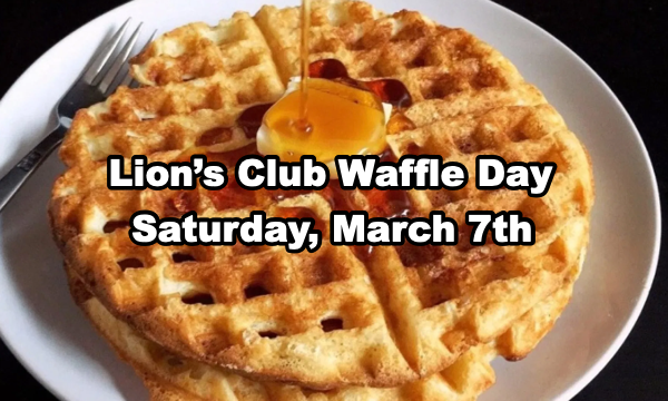 Dexter Lion's Club Waffle Day Set for Saturday, March 7, 2020