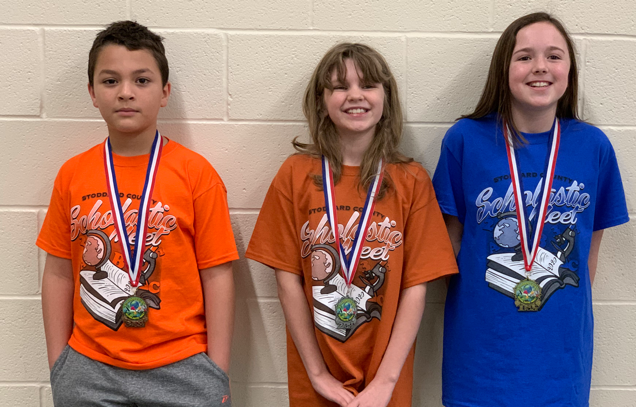 4th Grade Scholastic Meet Language Arts Winners