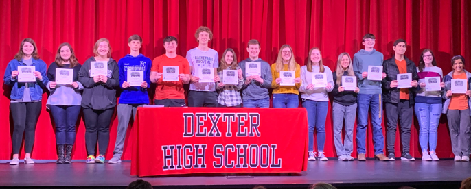 DHS 2020 Top 10% Honor Students - Junior Class