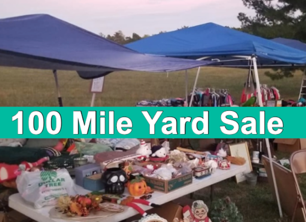 100-Mile Yard Sale Kicks Off This Week; Drivers Urged To Use Caution