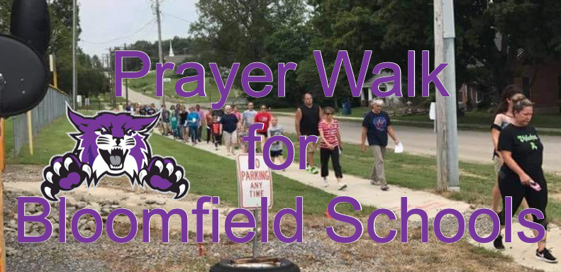 5th Annual Prayer Walk for Bloomfield School District Date Set