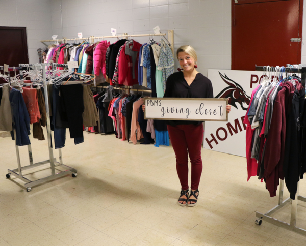 PBMS Giving Closet Opens for Students in Need