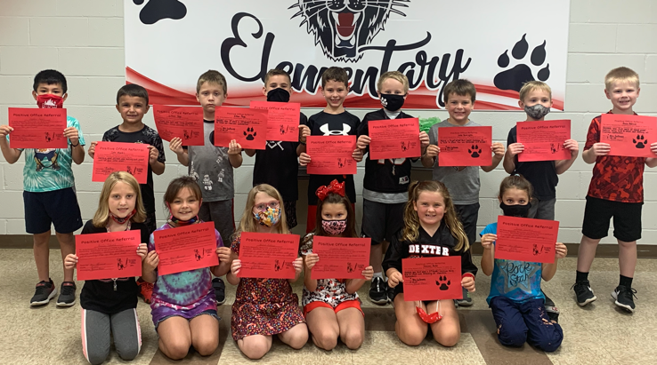 Southwest Elementary 2nd Grade Students Earn Positive Office Referral Awards