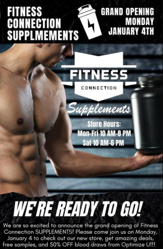 Fitness Connection Supplements to Host Grand Opening