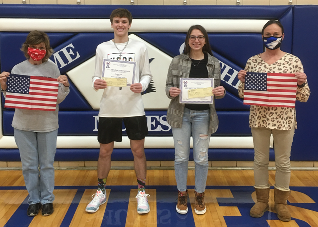 Elks Students of the Month for December 2020