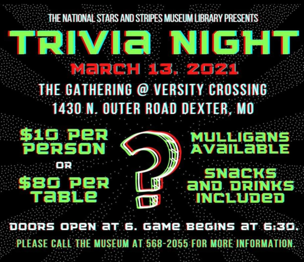 Stars & Stripes Museum Library to Host Trivia Night