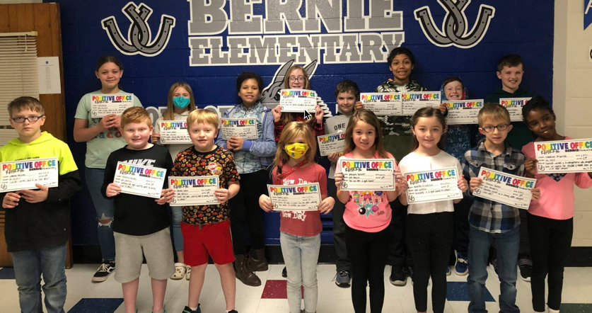 Bernie Positive Office Referrals Awarded