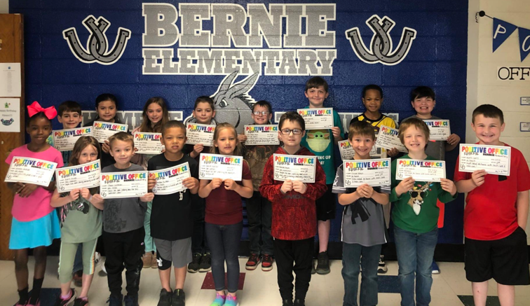 Bernie Elementary Students Caught Making Good Choices