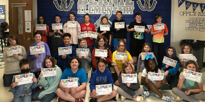 Bernie Elementary Students Positive Office Referrals