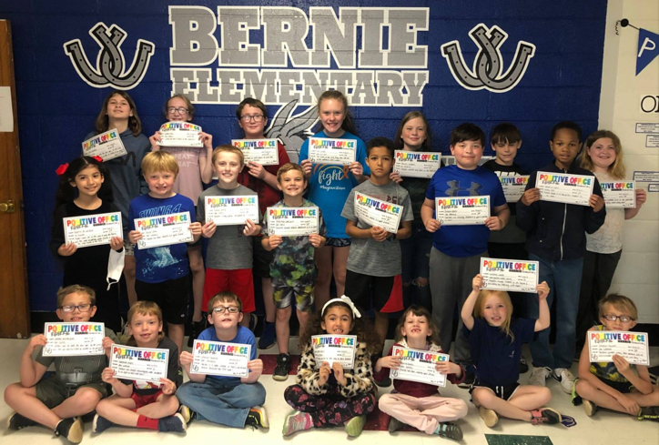 Bernie Elementary Students Earn Positive Office Referral Awards