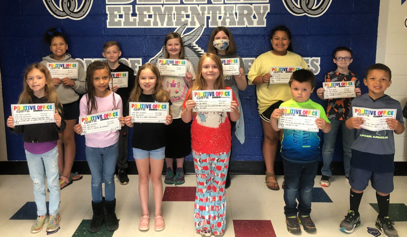 Bernie Students Earn Positive Office Referral Awards