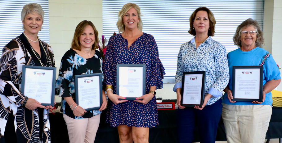 2021 Retirement Tea Held at Bearcat Event Center