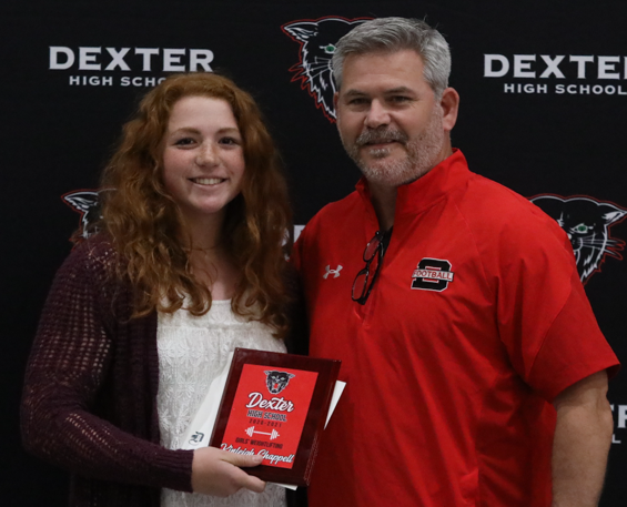 2021 Dexter High School Girls Weightlifting Award