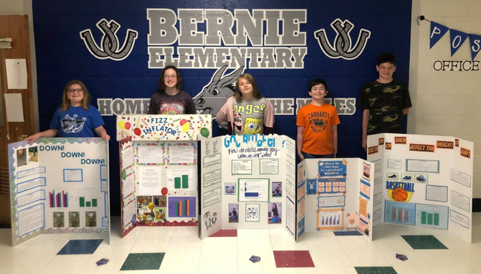 Bernie 5th Grade Science Fair Winners