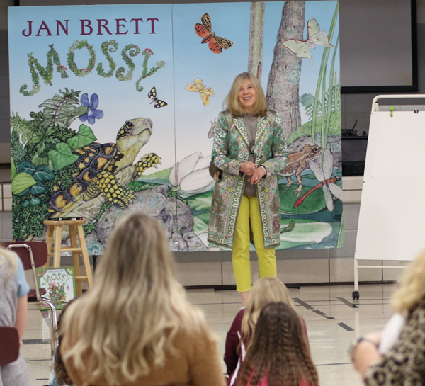 Best Selling Children’s Author Spends Day at Oak Grove