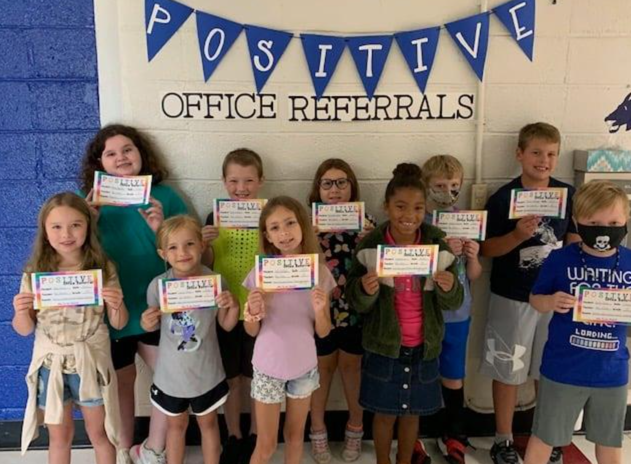 Bernie Elementary Positive Office Referral Awards