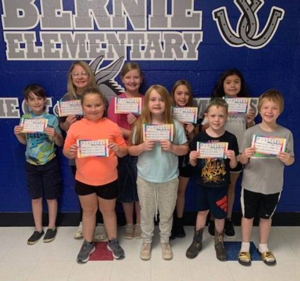 Bernie Elementary Positive Office Referral Awards Monday, September 20 2021