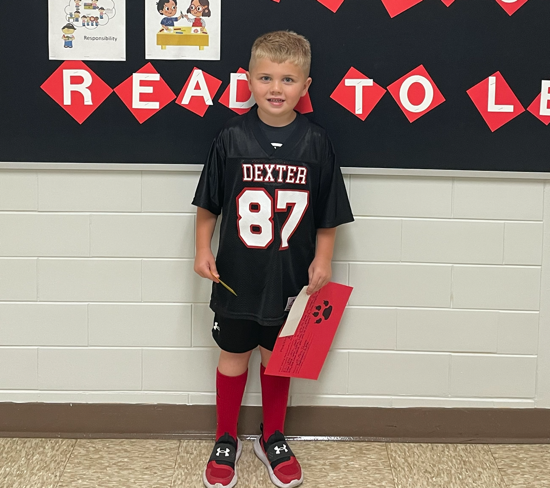 Eli Hare Earned the Kindergarten Positive Office Referral