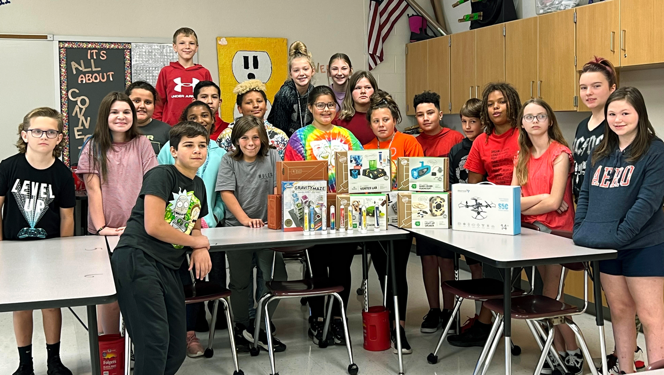 Middle School Receives STEM Donation from Educational Talent Search