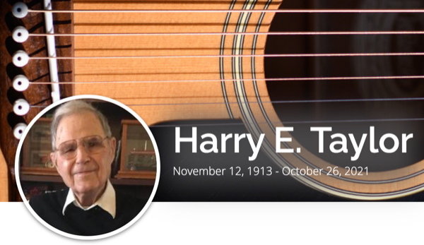 In Memory of Harry E. Taylor