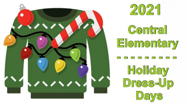 Central Elementary Holiday Dress-Up Days