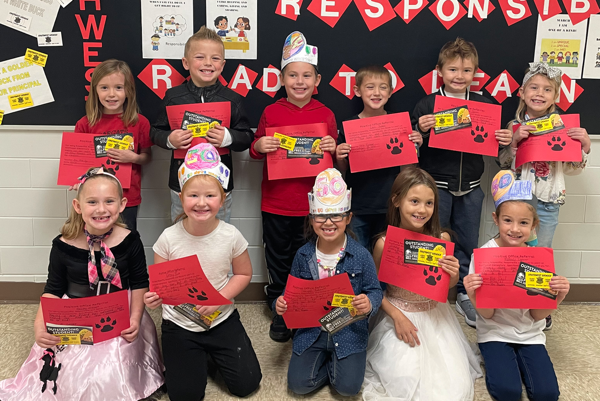 Southwest Elementary Students Earn Positive Office Referral Awards