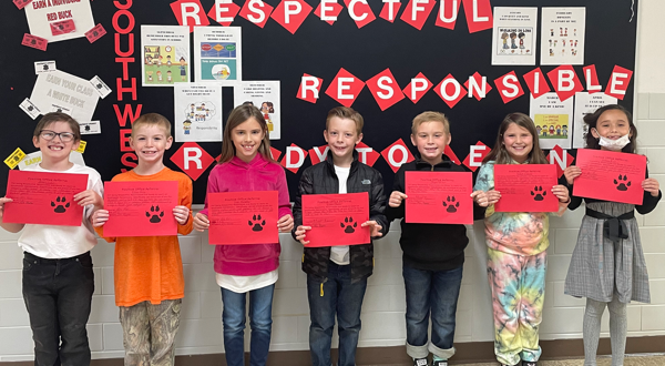 2nd Grade Students Earn Positive Office Referral Awards