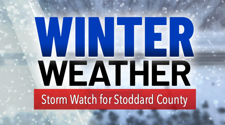 Winter Storm Watch Issued for Stoddard County Beginning Wednesday