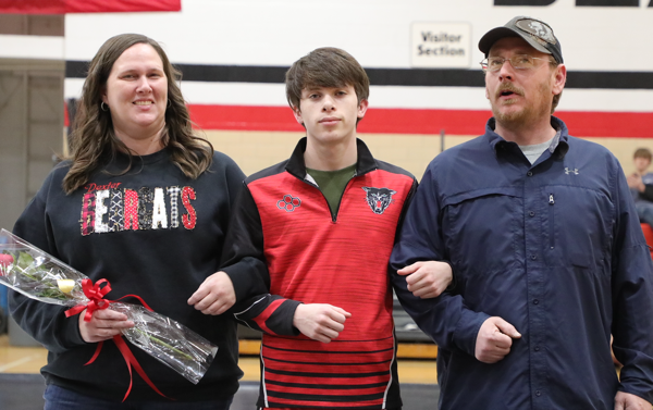 DHS 2022 Wrestling Senior Night Featuring Diego McCormick