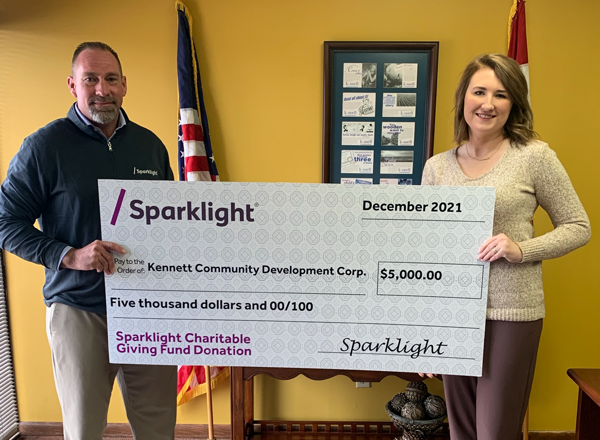 Sparklight® Awards $5,000 Grant to Kennett Community Development Corporation