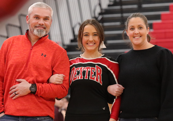 2022 Dexter High School Sports Senior Night Featuring Tori White