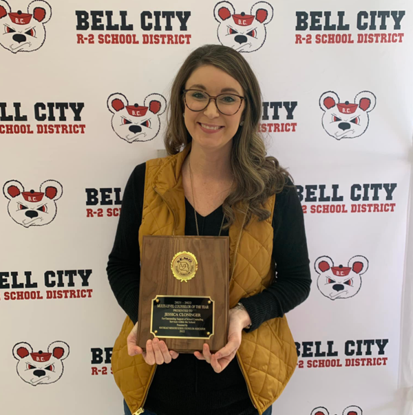 Jessica Cloninger Named 2021-2022 Multi-Level Counselor of the Year