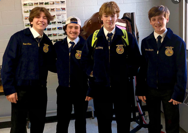 Area 16 FFA Knowledge Team Qualifies for District